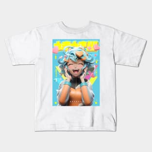 The cake lover - Be Proud Selection | Kawaii Aesthetic Anime Girl Manga Cute Pop Art  3D Design | PROUD OTAKU Kids T-Shirt